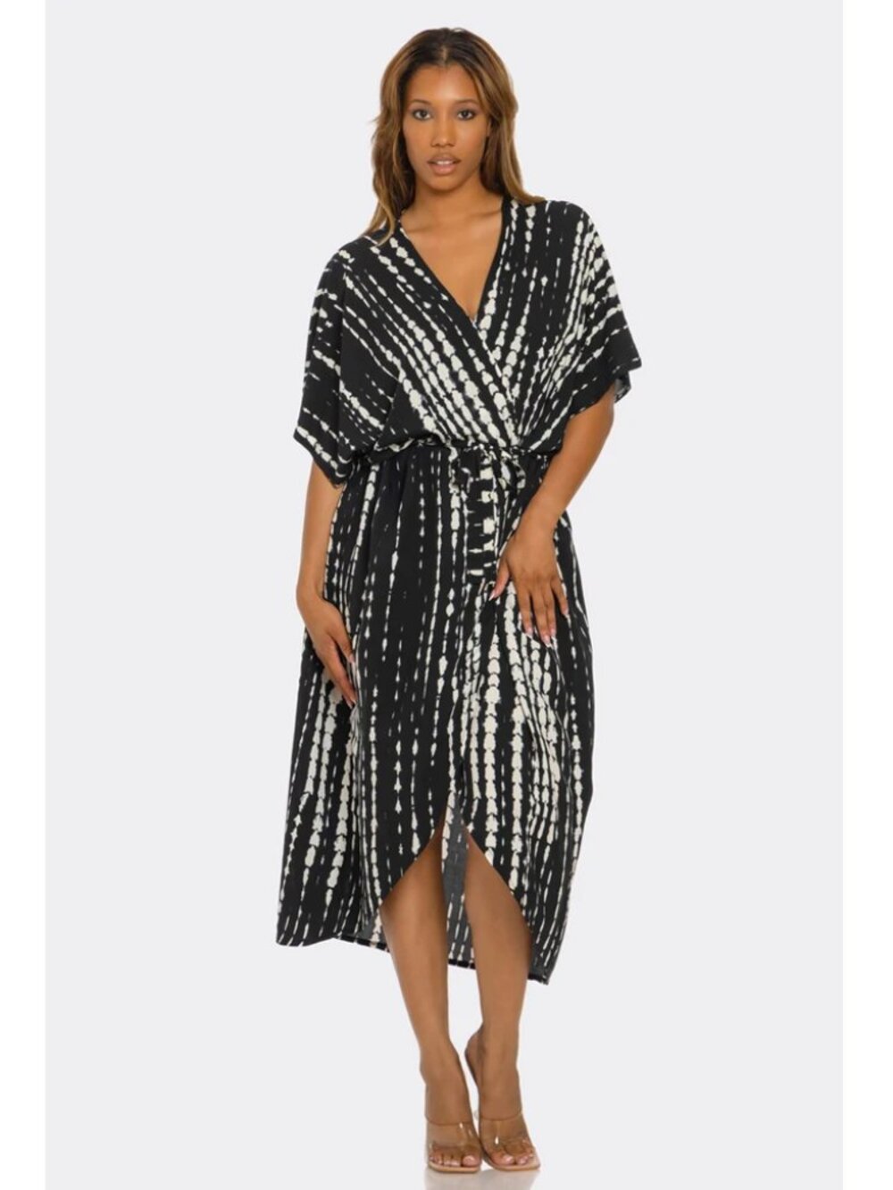 Tie Dye Maxi Beach Cover Up